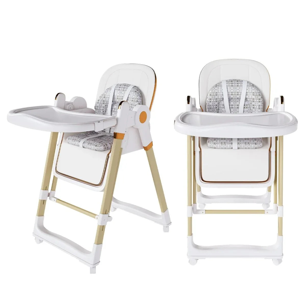Convertible Baby High Chair To Rocker With 5-Point Harness - Omega Lifestyles