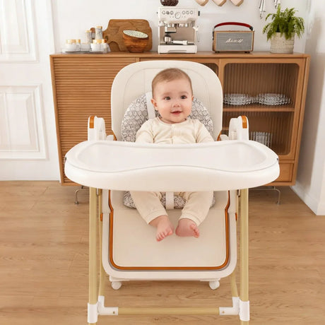 Convertible Baby High Chair To Rocker With 5-Point Harness - Omega Lifestyles