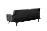 Convertible Linen Sleeper Sofa Bed With Cup Holder - Omega Lifestyles