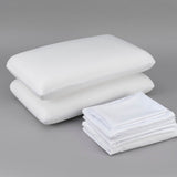 Cooling HeiQ Cotton Bedding Bundle Twin Mattress Protector Set - Driftwood - Omega Lifestyles