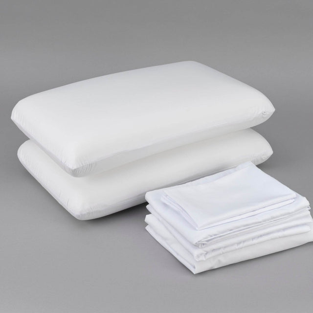 Cooling HeiQ Cotton Bedding Bundle Twin Mattress Protector Set - Omega Lifestyles