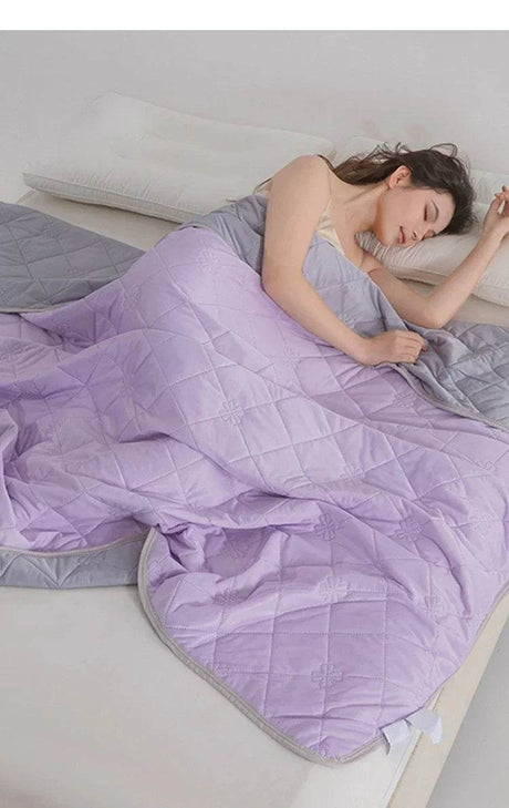 Cooling Summer Bamboo Fiber Lightweight Blanket - Omega Lifestyles