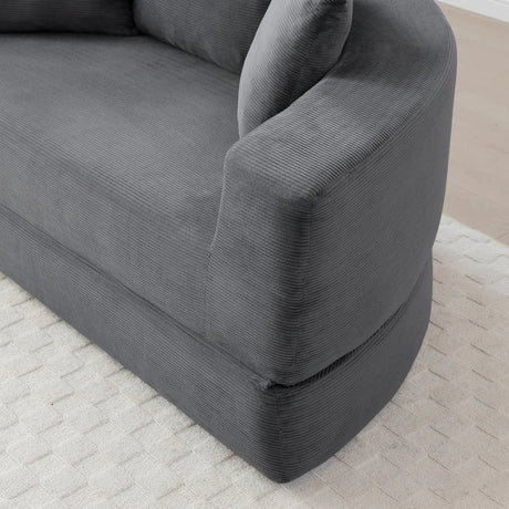 Corduroy High-Density Foam Folding Sofa Bed - Omega Lifestyles