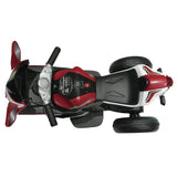 Electric Red Kids Ride-On Motorcycle With Lights - Omega Lifestyles