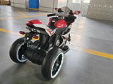 Electric Red Kids Ride-On Motorcycle With Lights - Omega Lifestyles
