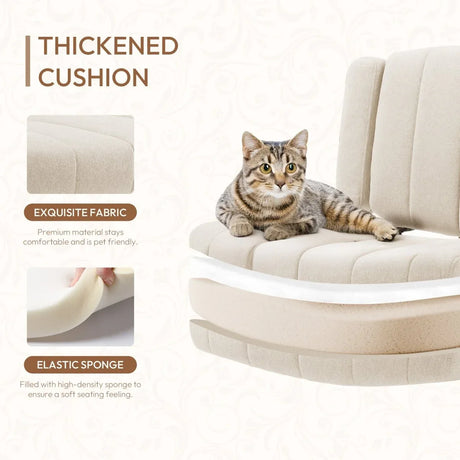 Ergonomic Adjustable Height Foam Office Desk Chair - Omega Lifestyles