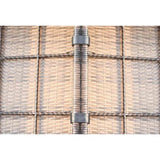 Espresso Weatherproof Outdoor Wicker Seating Set With Cushions - Driftwood - Omega Lifestyles