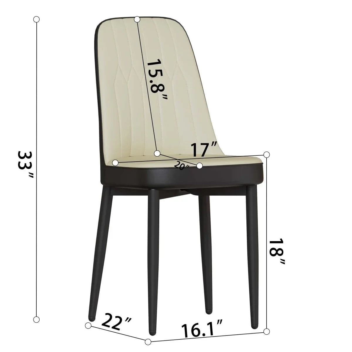 Expandable MDF Dining Table And 4 PU Fabric Padded Chairs Set - Omega Lifestyles