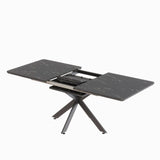 Expandable MDF Dining Table Set With Cushioned Chairs - Omega Lifestyles