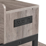 Farmhouse 4-Piece Bar Table And Saddle Stools Set - Omega Lifestyles