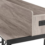 Farmhouse 4-Piece Bar Table And Saddle Stools Set - Omega Lifestyles