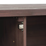 Farmhouse Solid Fir Wood Outdoor Kitchen Island Cart - Driftwood - Omega Lifestyles