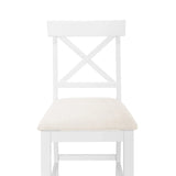 Farmhouse Solid Wood 5-Piece Counter Height Dining Set - Omega Lifestyles