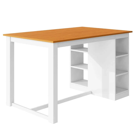 Farmhouse Solid Wood 5-Piece Counter Height Dining Set - Omega Lifestyles