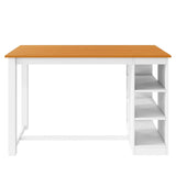 Farmhouse Solid Wood 5-Piece Counter Height Dining Set - Omega Lifestyles