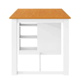 Farmhouse Solid Wood 5-Piece Counter Height Dining Set - Omega Lifestyles