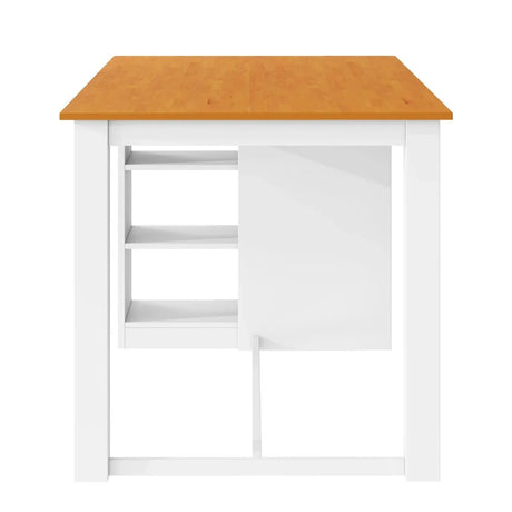 Farmhouse Solid Wood 5-Piece Counter Height Dining Set - Omega Lifestyles