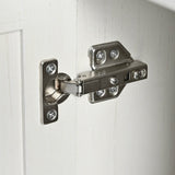 Farmhouse Style Kitchen Island Cart With Power Outlet - Driftwood - Omega Lifestyles