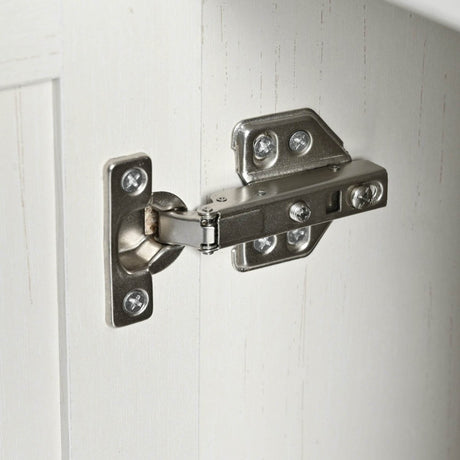 Farmhouse Style Kitchen Island Cart With Power Outlet - Driftwood - Omega Lifestyles