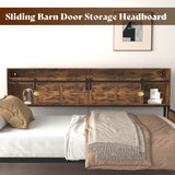 Farmhouse Twin Daybed With Trundle Charging Station And LED - Driftwood - Omega Lifestyles