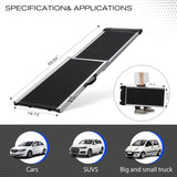 Foldable Aluminum Dog Ramp With Non-Slip Mat - Sleep Galleria