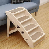Foldable Lightweight Plastic Dog Ramp Stairs - Sleep Galleria