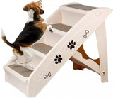 Foldable Lightweight Plastic Dog Ramp Stairs - Sleep Galleria