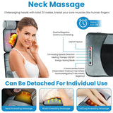 Full Body Heated Vibration Massage Mat With Neck Foot Support - Omega Lifestyles