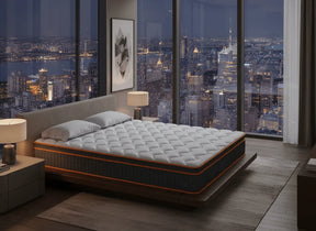 Full Medium 12-Inch Hybrid Memory Foam Full Mattress - Omega Lifestyles