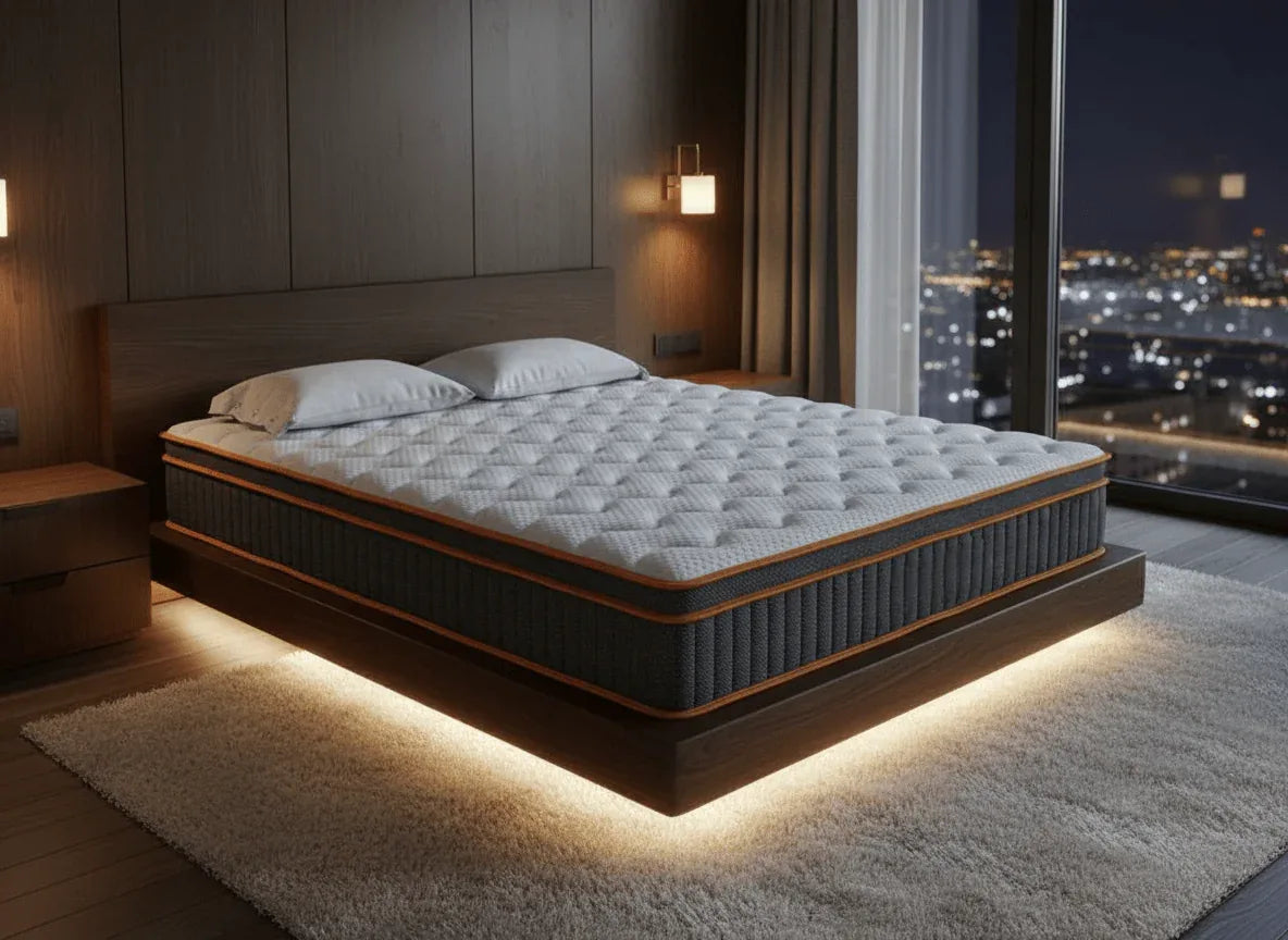 Full Medium 12-Inch Hybrid Memory Foam Full Mattress - Omega Lifestyles