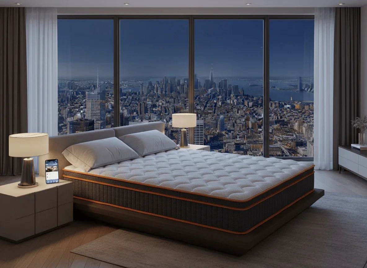 Full Medium 12-Inch Hybrid Memory Foam Full Mattress - Omega Lifestyles