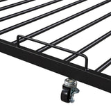 Full Metal Platform Bed Frame With Trundle USB Ports - Sleep Galleria