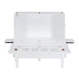 Full Size Murphy Bed With USB Port And Shelves - Sleep Galleria