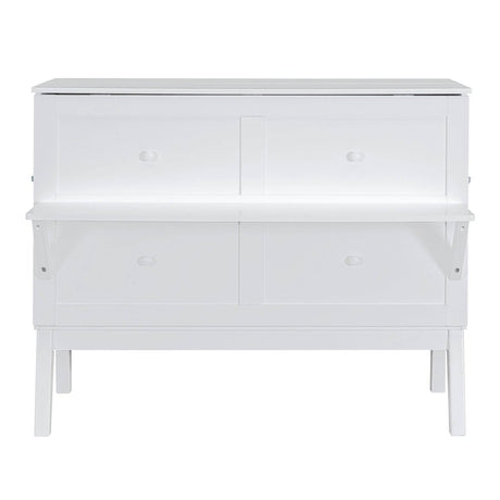 Full Size Murphy Bed With USB Port And Shelves - Sleep Galleria
