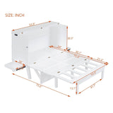 Full Size Murphy Bed With USB Port And Shelves - Sleep Galleria