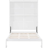 Full Size Space-Saving Murphy Bed With Storage Cabinet - Omega Lifestyles