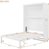 Full Size Space-Saving Murphy Bed With Storage Cabinet - Omega Lifestyles