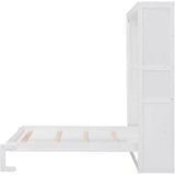 Full Size Space-Saving Murphy Bed With Storage Cabinet - Omega Lifestyles