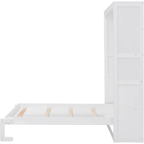 Full Size Space-Saving Murphy Bed With Storage Cabinet - Omega Lifestyles