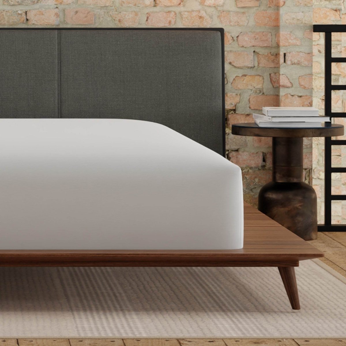 Full Water - Resistant Cotton Microfiber Mattress Protector - Driftwood - Omega Lifestyles