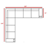 Fully Assembled Weather - Resistant Outdoor Wicker Patio Sofa - Driftwood - Omega Lifestyles
