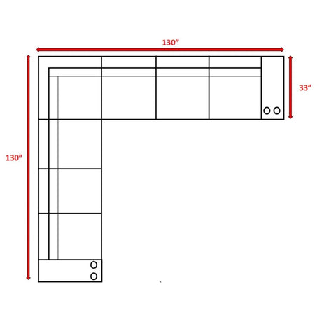 Fully Assembled Weather - Resistant Outdoor Wicker Patio Sofa - Driftwood - Omega Lifestyles