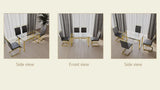 Glass Dining Table Set With Gold Legs And PU Chairs - Omega Lifestyles