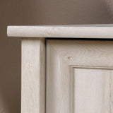 Gray Engineered Wood Coastal Computer Desk With Drawers - Omega Lifestyles