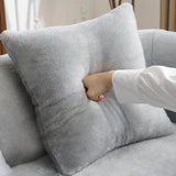 Grey Modular L-Shape Sectional Sofa With Curved Chaise - Omega Lifestyles