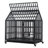 Heavy Duty Carbon Steel Roof Dog Crate Cage - Omega Lifestyles
