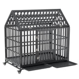 Heavy Duty Carbon Steel Roof Dog Crate Cage - Omega Lifestyles