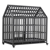 Heavy Duty Carbon Steel Roof Dog Crate Cage - Omega Lifestyles