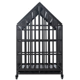 Heavy Duty Carbon Steel Roof Dog Crate Cage - Omega Lifestyles