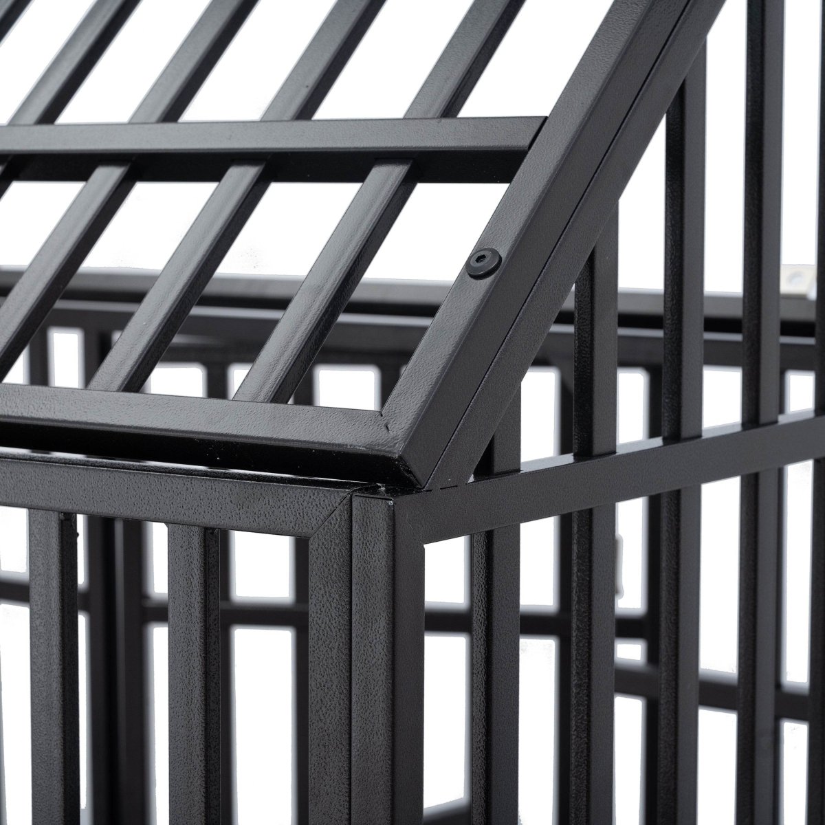 Heavy Duty Carbon Steel Roof Dog Crate Cage - Omega Lifestyles